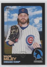 2022 Topps Heritage High Number Black Bordered /50 Wade Miley #716 11vc