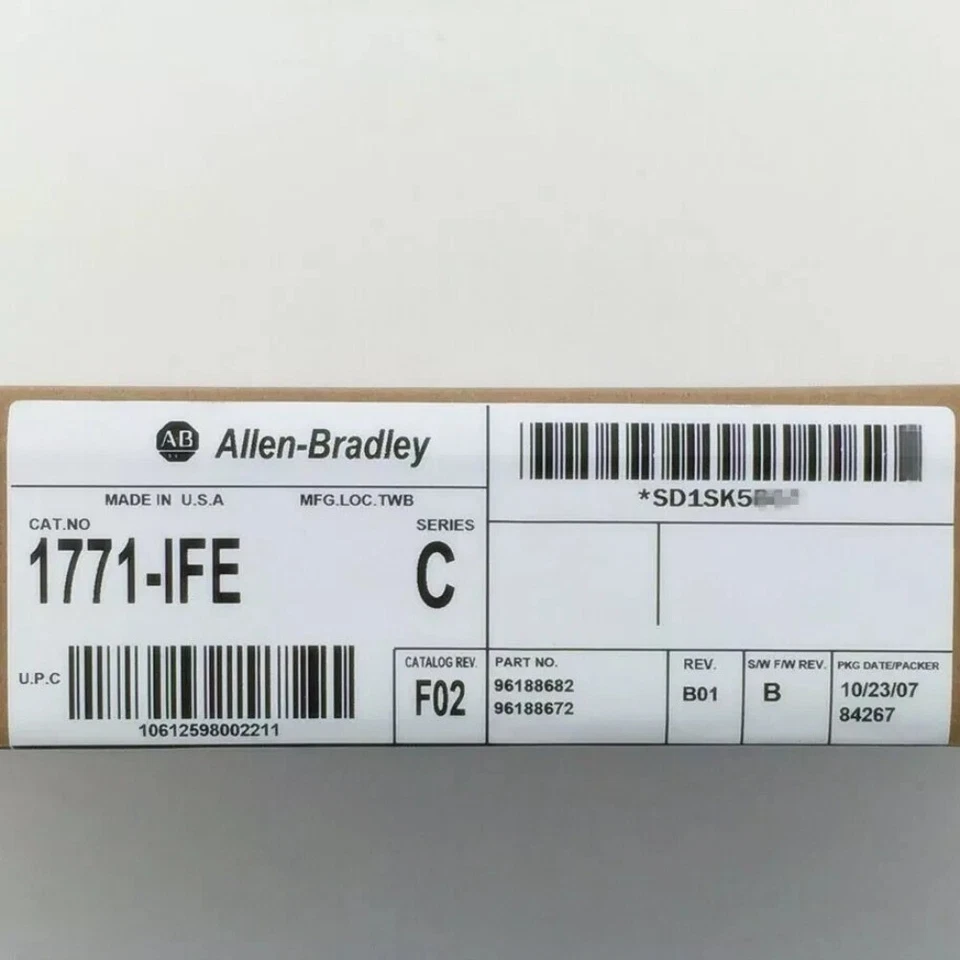 New Sealed ALLEN BRADLEY 1771IFE SER C PLC-5 Analog Input Module 1771-IFE PLC - Image 2 of 4