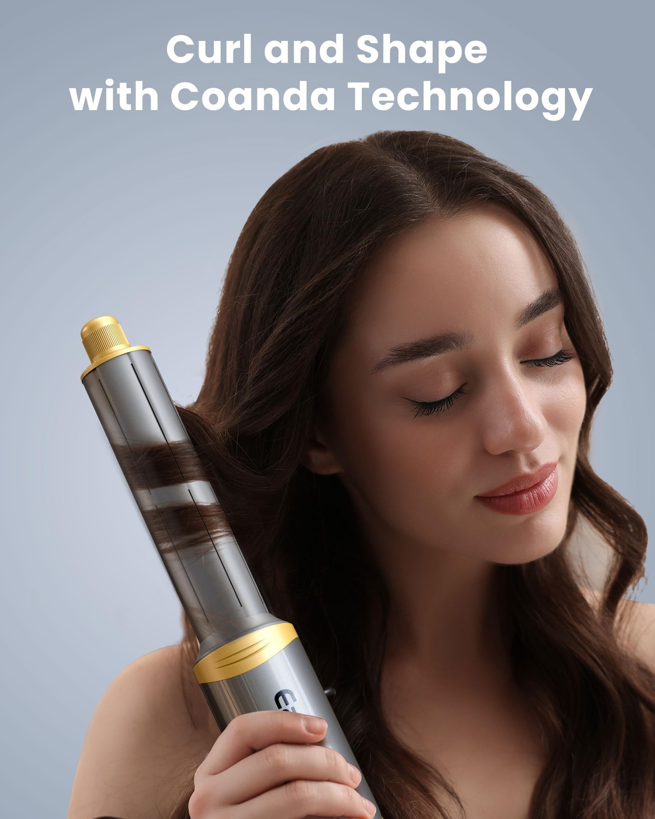 Easywave 5 in 1 Multi Hair Styler Dryer Brush: 110,000 RPM High-Speed, Flexib...