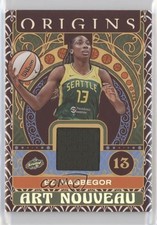 2023 Panini Origins WNBA Art Nouveau Memorabilia Ezi Magbegor #AN-EZM ld5