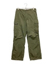US Army 60s Jungle Fatigue Pants Olive Cotton M Vintage Military Cargo