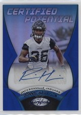 2018 Certified Potential Signatures Mirror Blue 10/50 Ronnie Harrison Auto 0b2