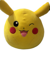 Jazwares Squishmallows Pokemon Pikachu 14 in Plush - Yellow, New-Without Tags