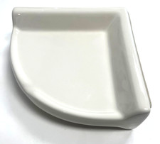Corner Shower Shelf Almond Ceramic Thinset Mount 8-3/4" x 2-5/8" THINSET
