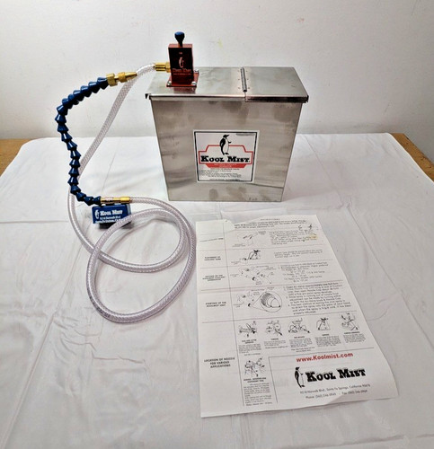 Kool Mist Stainless Steel Tank Mist Coolant System 1 Outlet 1 Gal Tank 100NF12