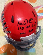 KEN ANDERSON AUTOGRAPHED CINCINNATI BENGALS T/B MINI HELMET W/COA & 2 INSCRIPT