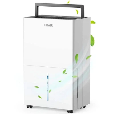 52 Pt. 4500 sq. ft. Large Home Dehumidifier with Drain and Water Tank,Indoor - Image 1 of 4