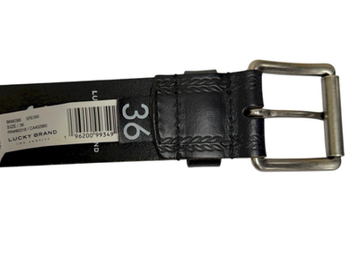 NWT Black Italian Leather Grommeted Belt M macoking Grommet Belts for Women, Studded Black Belt for  main image 4