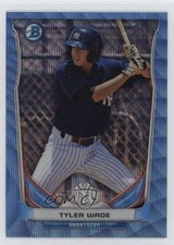 2014 Bowman Prospects Chrome Blue Wave Refractor Tyler Wade #BCP35 cg9