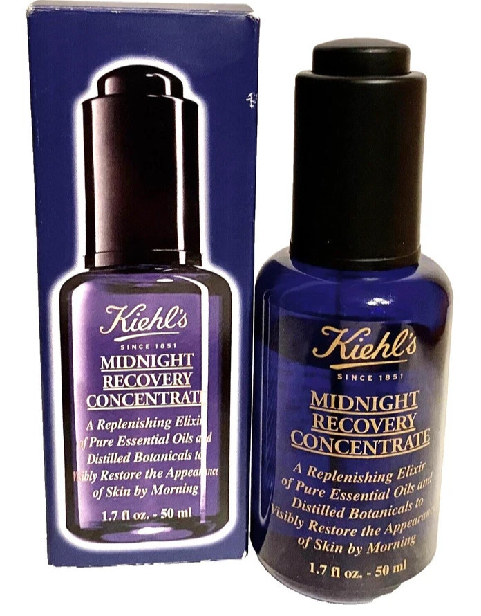 Kiehls Midnight Recovery Concentrate 1.7 oz / 50 ml NIB