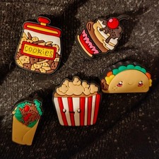 Shoe Charms Lot of 5 - Sweets/Mexican - NEW - Lot 1