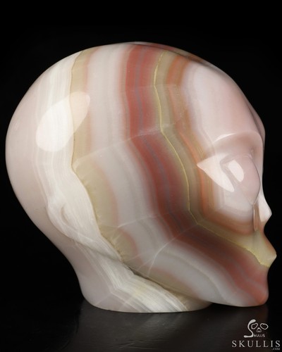4.0" Afghanistan Jade Star Being Female Alien Crystal Skull , Sculpture - Picture 4 of 7