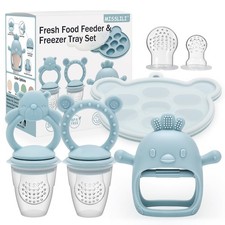 Baby Silicone Fruit Food Feeder Pacifier  Breastmilk Popsicle Freezer Molds,...