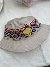 Tweety woman Sun Hat Summer Cotton Bucket Hat Beach Cap