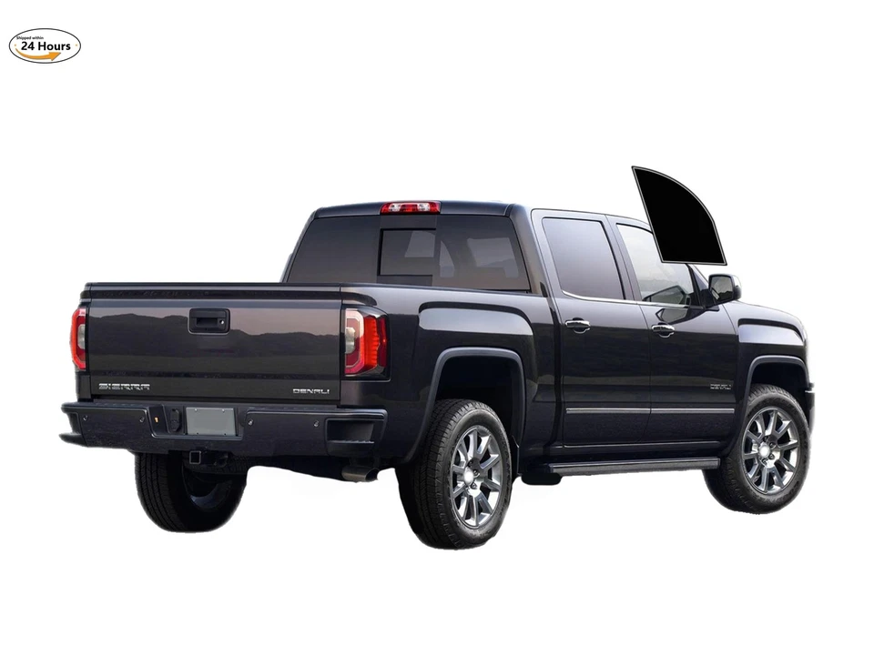 Kit de película de tinte de ventana de 2 capas precortada para GMC Sierra 1500 2014-2018 doble cabina Foto 2 de 4