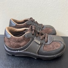 Stride Rite Boys Brown Suede Lace-Up Shoes Size 6M Toddler