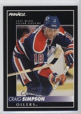 1992-93 Pinnacle Canadian Craig Simpson #321 0a4
