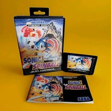 Sonic Spinball SEGA Mega Drive 1993 Complete With Manual Tested & Working ✅✅