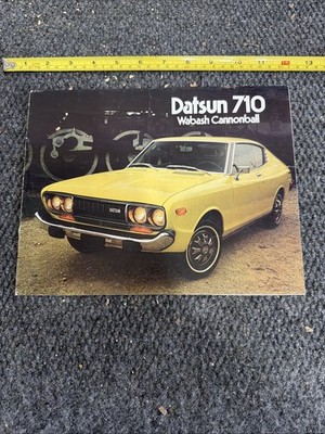 1974 Datsun 710 Sales Catalog Brochure Wabash Cannonball