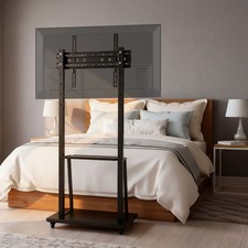 26"-55" 32"-75"Portable Floor TV Stand Mount LED TV Display Bracket Support Bar