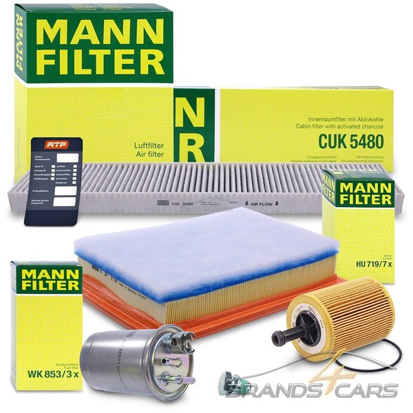 1X Mann-Filter Inspektionspaket Filtersatz B FÜR Seat Alhamra 7V 1.9 2.0 TDI-image