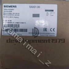 ONE NEW Siemens Electromotoric actuatSAX31.00