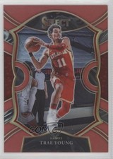 2020-21 Panini Select Concourse Red Prizm 18/199 Trae Young #2 16kf
