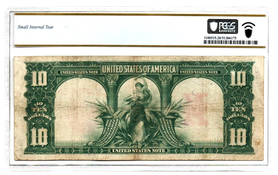 Fr. 121m 1901 Legal Tender Mule Note Elliott / White PCGS Banknote VF 20 - Image 2 of 2