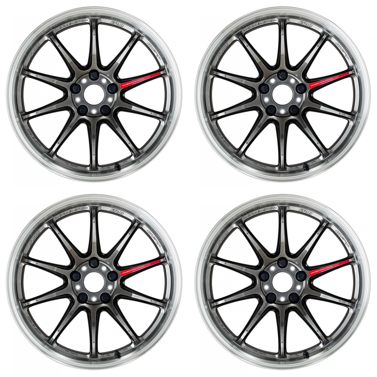 WORK EMOTION ZR10 Wheels 17x9.0J+32 5x114.3 GlimBlackDiamond(GTKRC