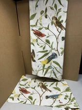 Pottery Barn Spring Sparrow Twin Duvet Cover + Standard Sham Birds (LOT #2 Of 2)