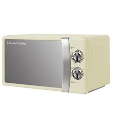 Russell Hobbs RHMM701C 17L 700w Cream Solo Manual Microwave with 5 Power Levels