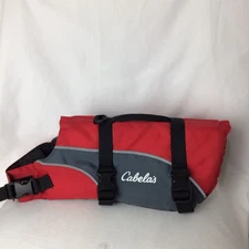 Cabelas Float Coat Dog Life Jacket Water Flotation Device Size Small 13” Wide