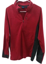 Eastern Mountain Sports Jacket Mens Medium Red Full Zip Outdoor Hiking Light