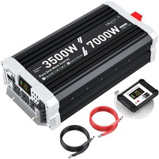 3500 watt Pure sine Wave Inverter, 48V DC to 110V AC Power Inverter, with 3 A...