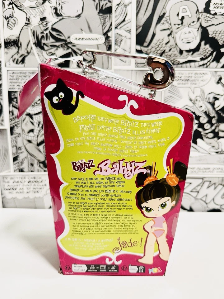 Muñeca de moda coleccionable Bratz Babyz JADE con moda real y mascota flocada  Foto 3 de 4