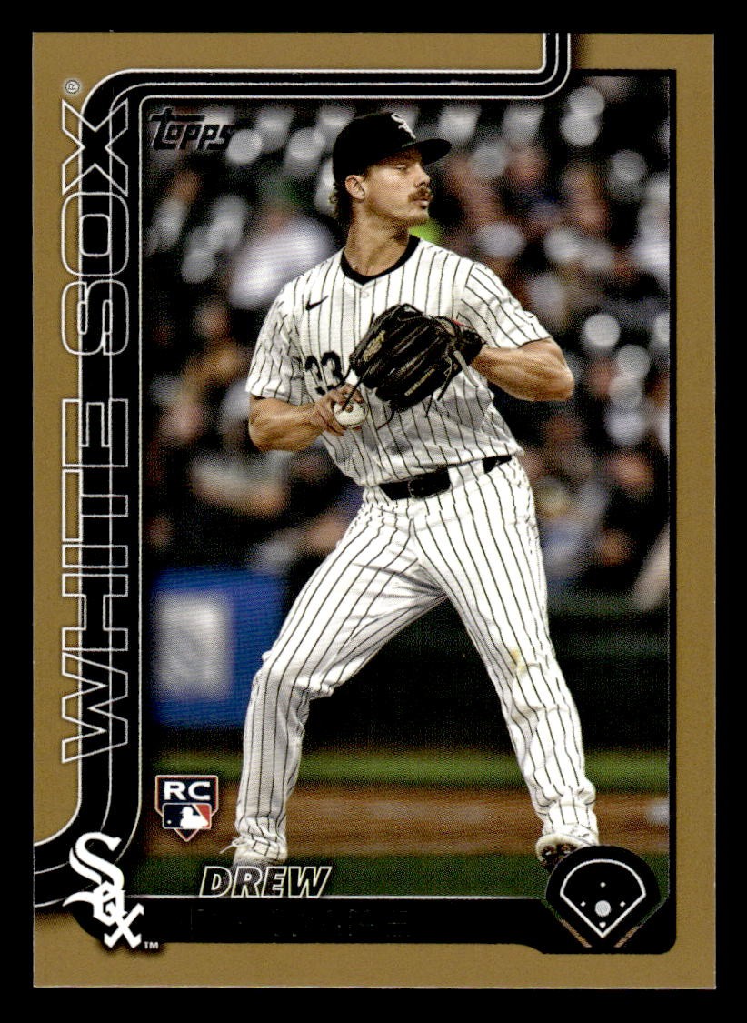 2025 Topps #320 Drew Thorpe Gold Rookie #d /2025! Chicago White Sox