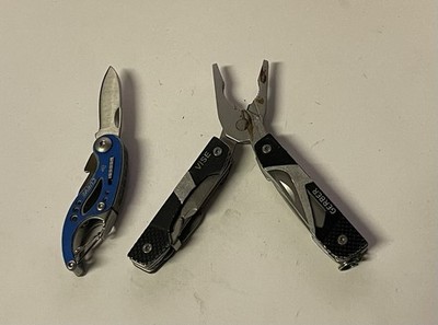 Gerber Curve & Vise Pocket Knife Multitool Lot