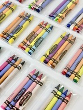 Bulk 100 Crayola Crayons 4-Pack Assorted Colors   Party Favors, Classroom Supply