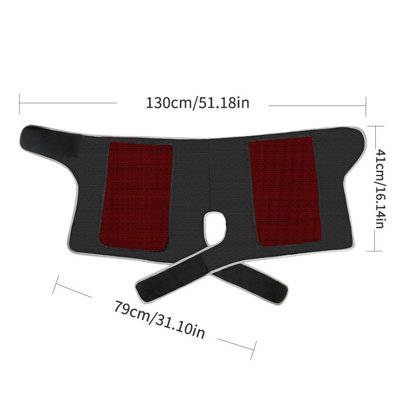 Red Light Heating Hip Pad with Massage Electirc Heated Wrap for Buttocks  Thigh