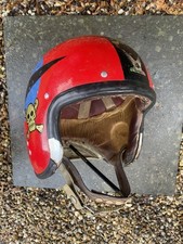ROCKERS EVEROAK RACEMASTER CRASH HELMET LARGE SIZE 7 3/8 LIKE AVIAKIT SUPER JET