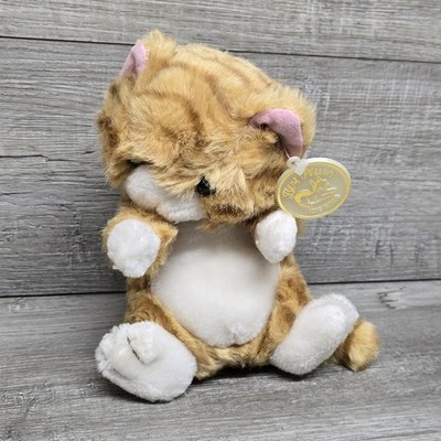 Vtg Best Plush Trans World 1989 Kitty Cat 9'' Stuffed Animal