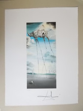 Lithographie, Salvador Dali  " Les 7 Arts Vivants  "  signée et numérotée