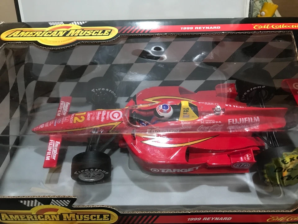 Carro de carreras Ertl F-1 1999 Reynard Honda escala 1:18 con caja original, rojo A12 Foto 4 de 4