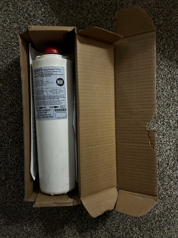 Genuine Elkay Water Sentry Plus Water Filter ERF750 For EWF750 Manufactured 7/25
