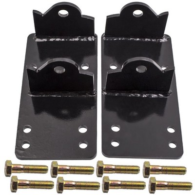 2pcs Engine Mounts Swap Adapter Plates Bracket For Chevy Trucks Ls