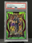 2024 Panini Select #26 Jayden Daniels Neon Green Prizm Shock #’d /599 RC PSA 8