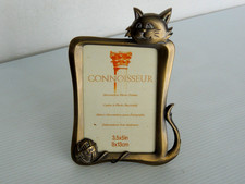 Kitty Cat Decorative Picture Frame By Connoisseur For 3.5x5  Photo VINTAGE USED