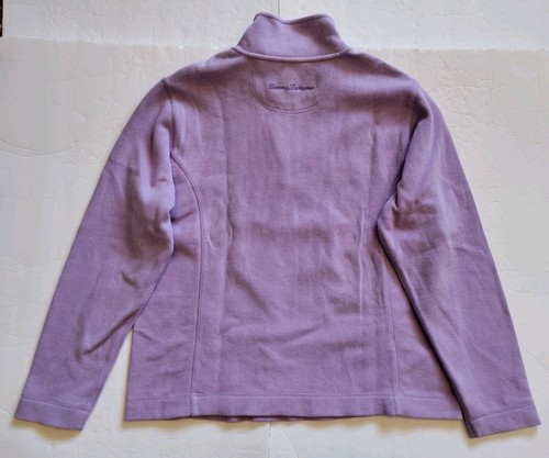 Tommy Bahama New Aruba Women's Large 1/4 Zip Pullover Lilac Purple Sweater Shirt - Picture 2 of 14