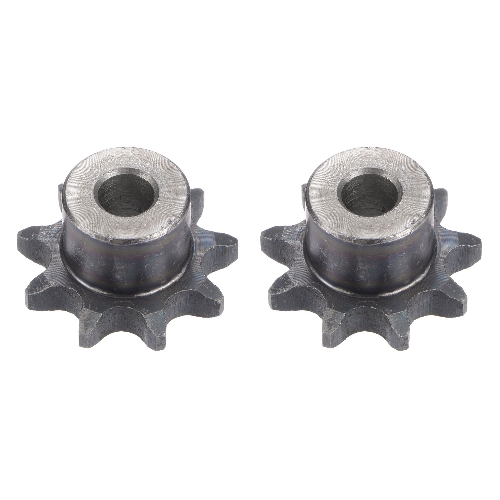 08B Chain Roller Sprocket 10mm Bore 1/2" Pitch 9 Tooth Type B Sprocket 2Pcs