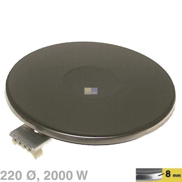 Kochplatte 220MmØ 2000W 400V Ego 18.22453.001 01222453025-image